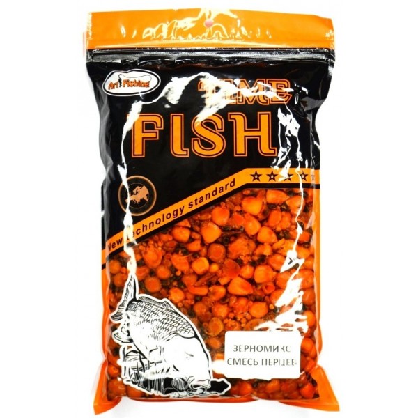 Рыбацкий зерномикс, Art Fishing, 500г, вкус Смесь перцев